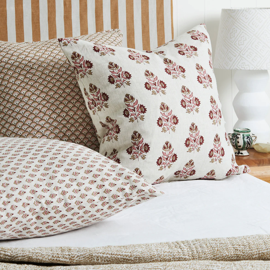 Minoa Peony Square Pillow