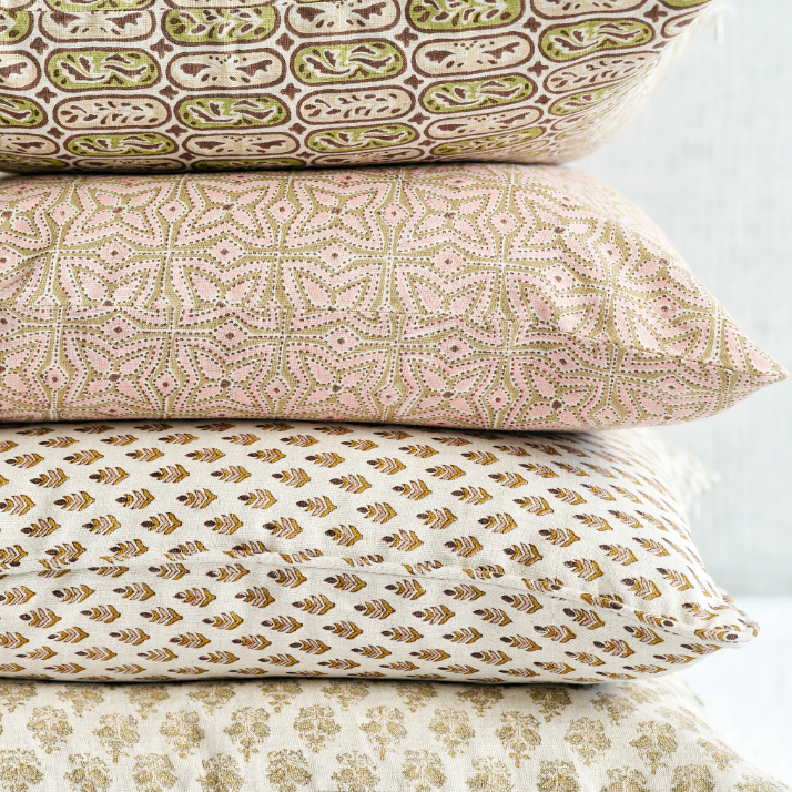 Patuli Peony Square Pillow