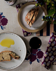 Kesya Eggplant Print Napkin