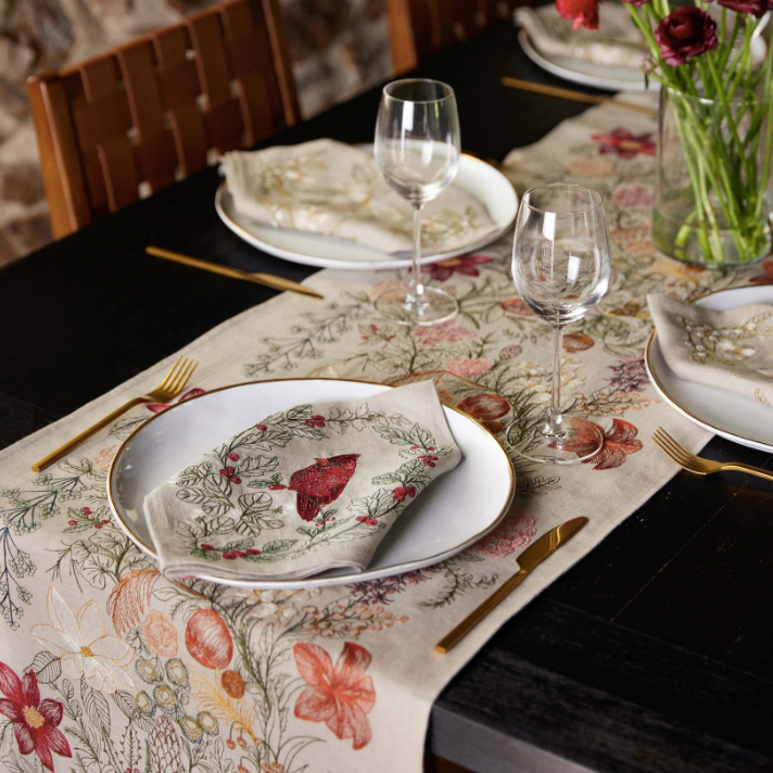 Winter Vine Table Runner