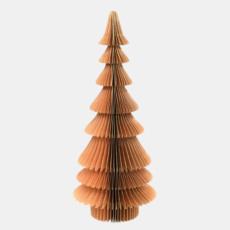 Gold Glitter Honeycomb Paper Tree