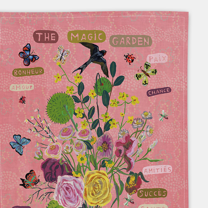 Magic Garden Tea Towel