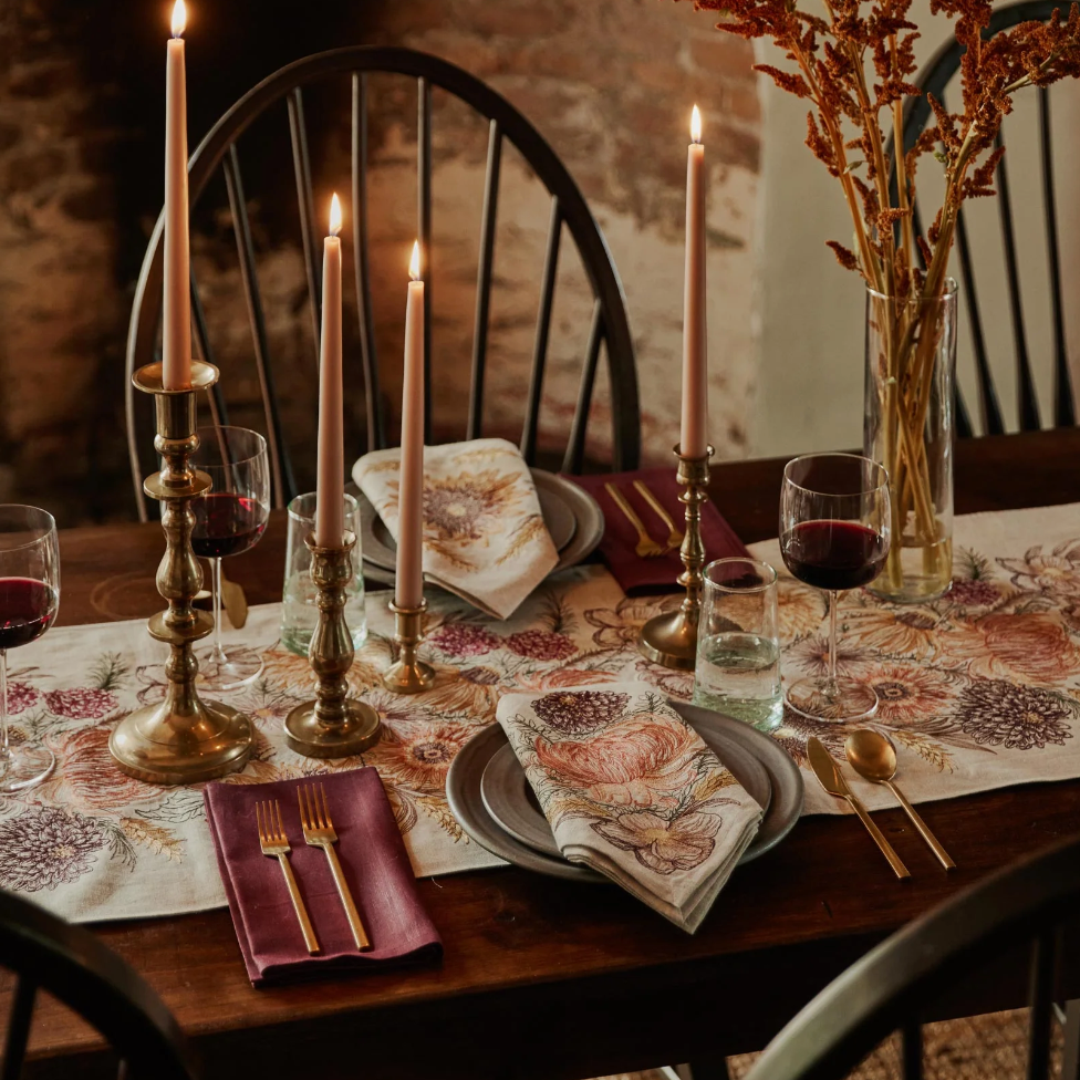 Autumn Blossoms Table Runner