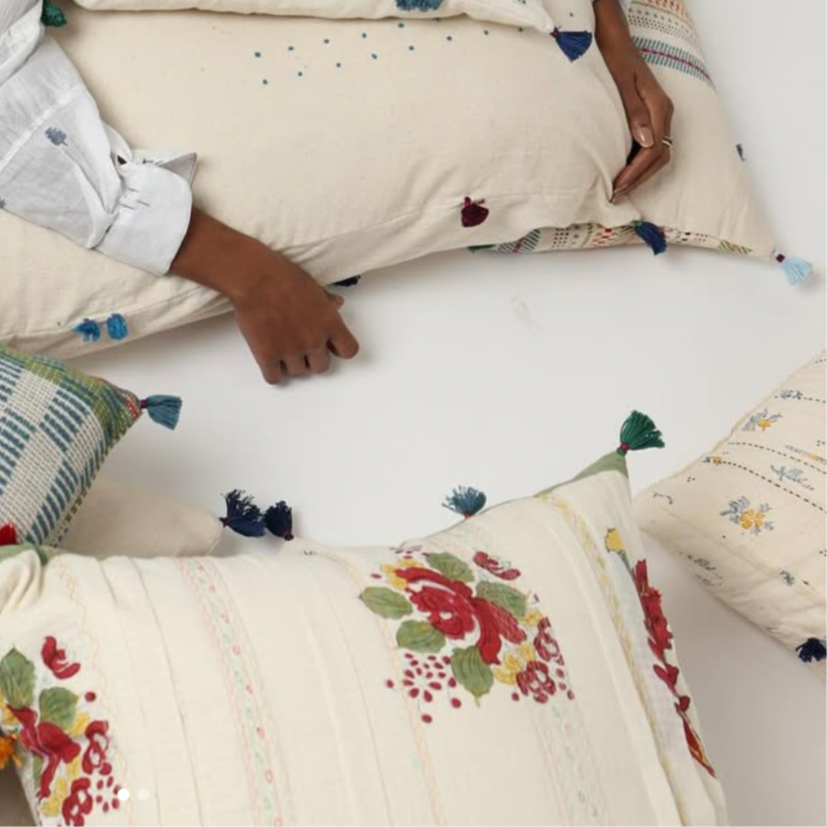 Handloom Square Pillow 199