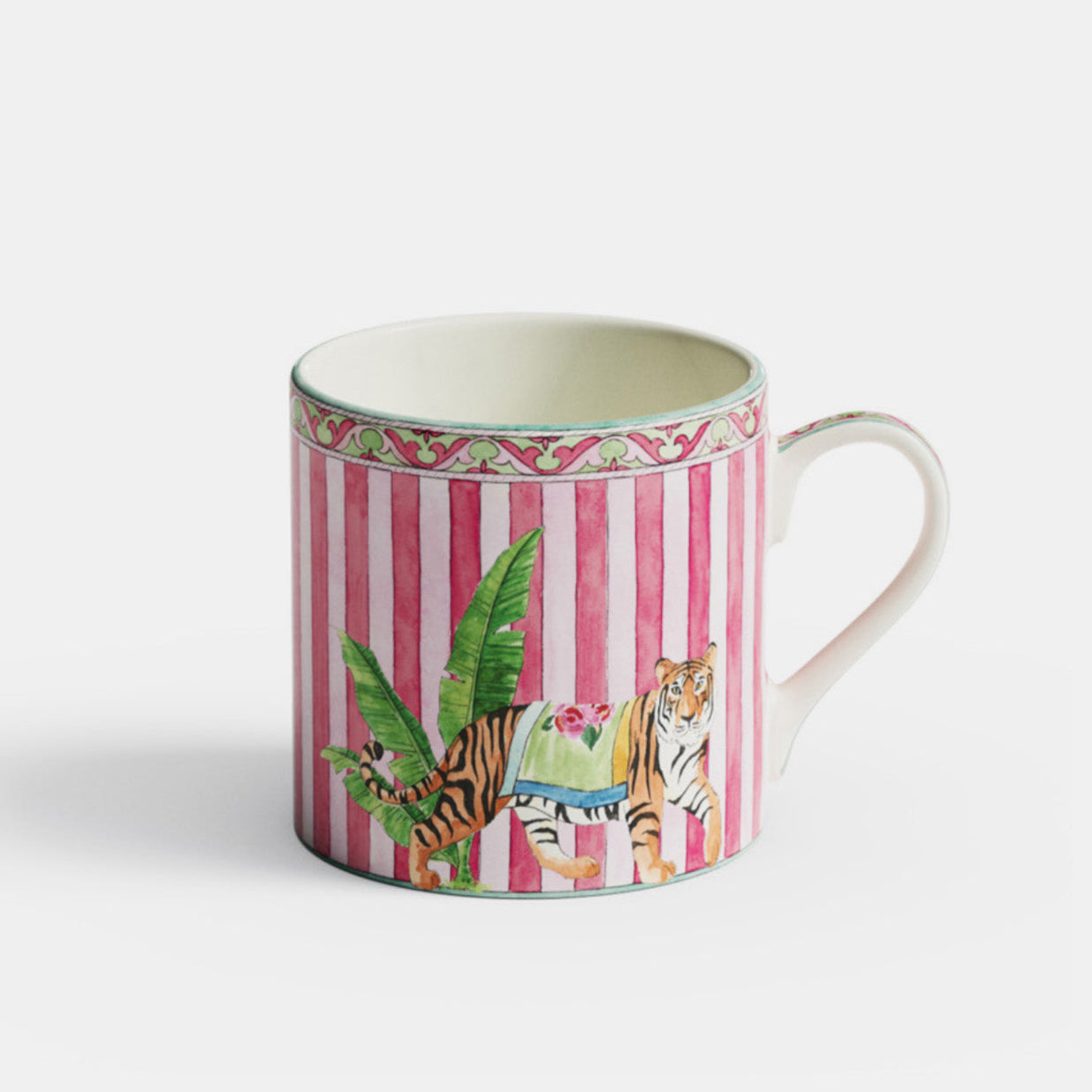 Sariska Porcelain Mug in Pink
