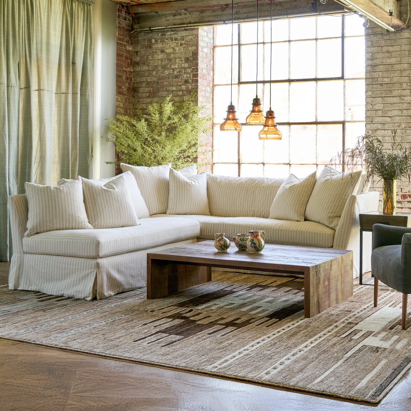 Essentials Seda 2 Piece Sectional: Made to Order