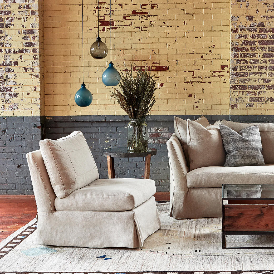 Essentials Seda Armless Chair: Made to Order