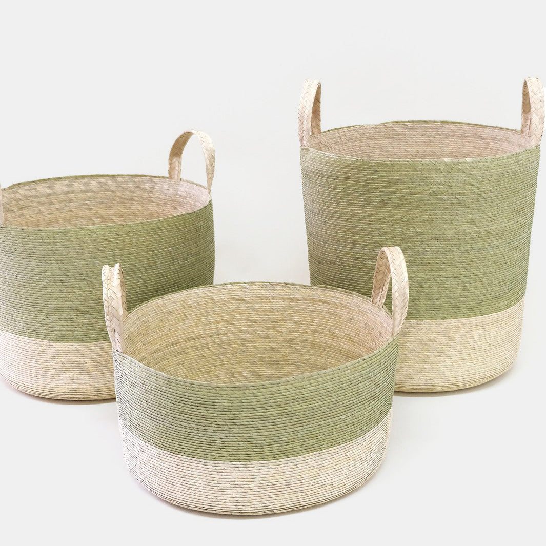 Pistache Green Tambo Basket