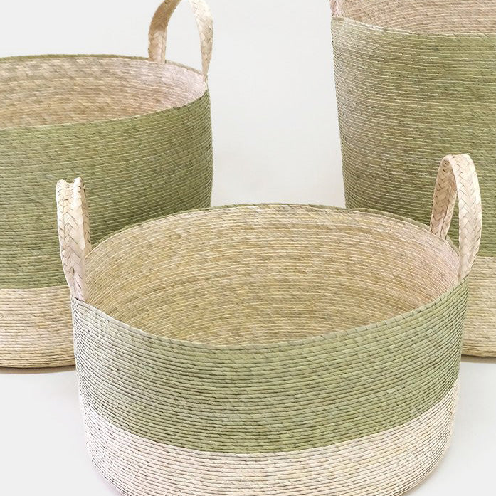 Pistache Green Tambo Basket