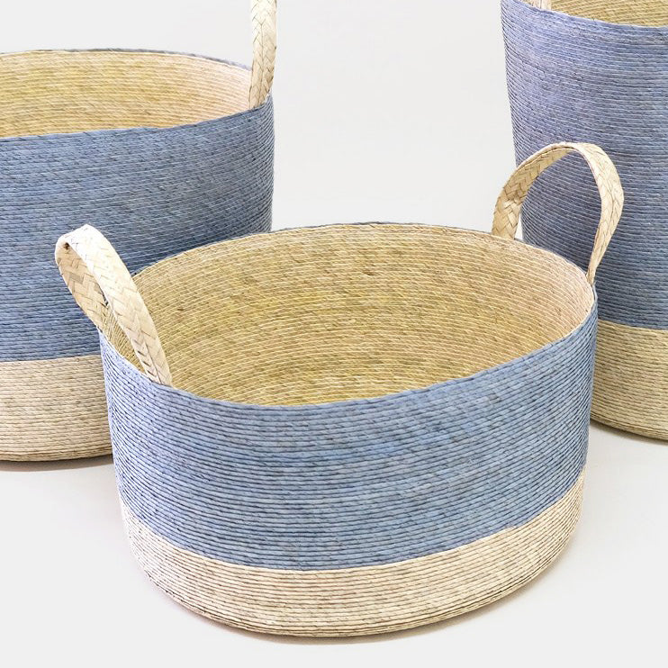 Cielo Blue Tambo Basket