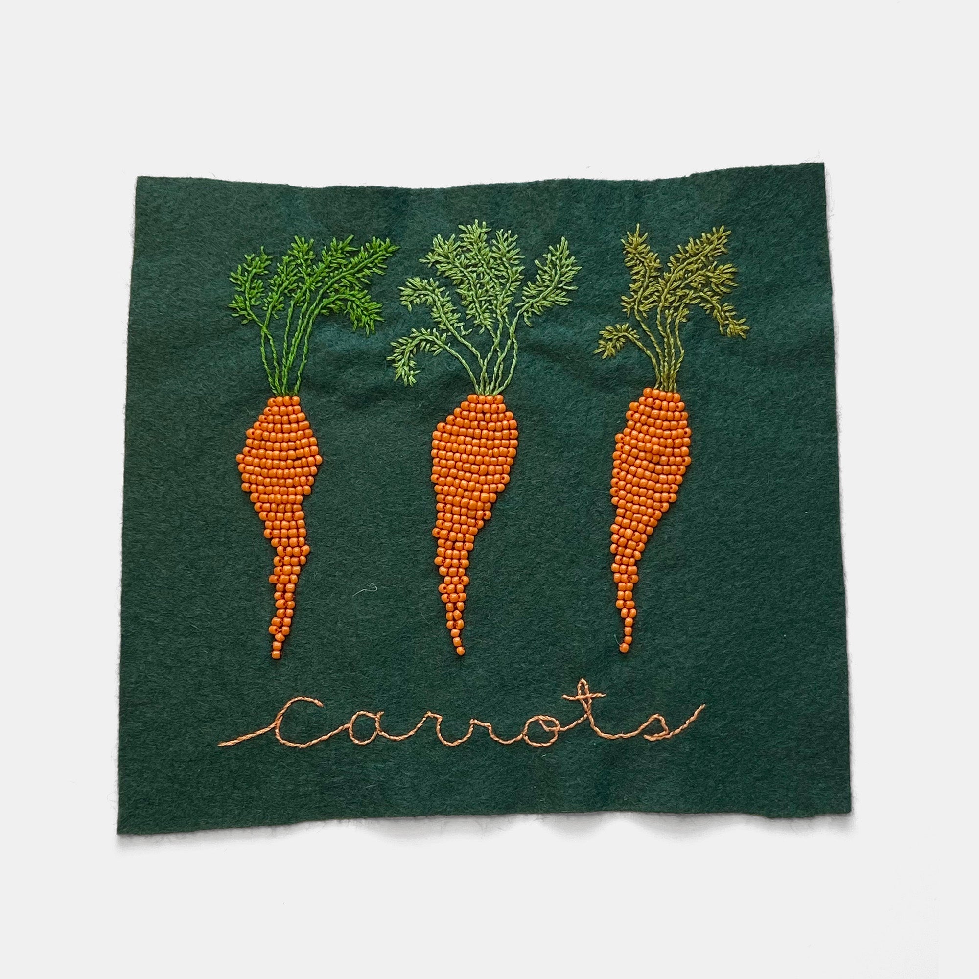 Handmade Carrots Wall Hanging