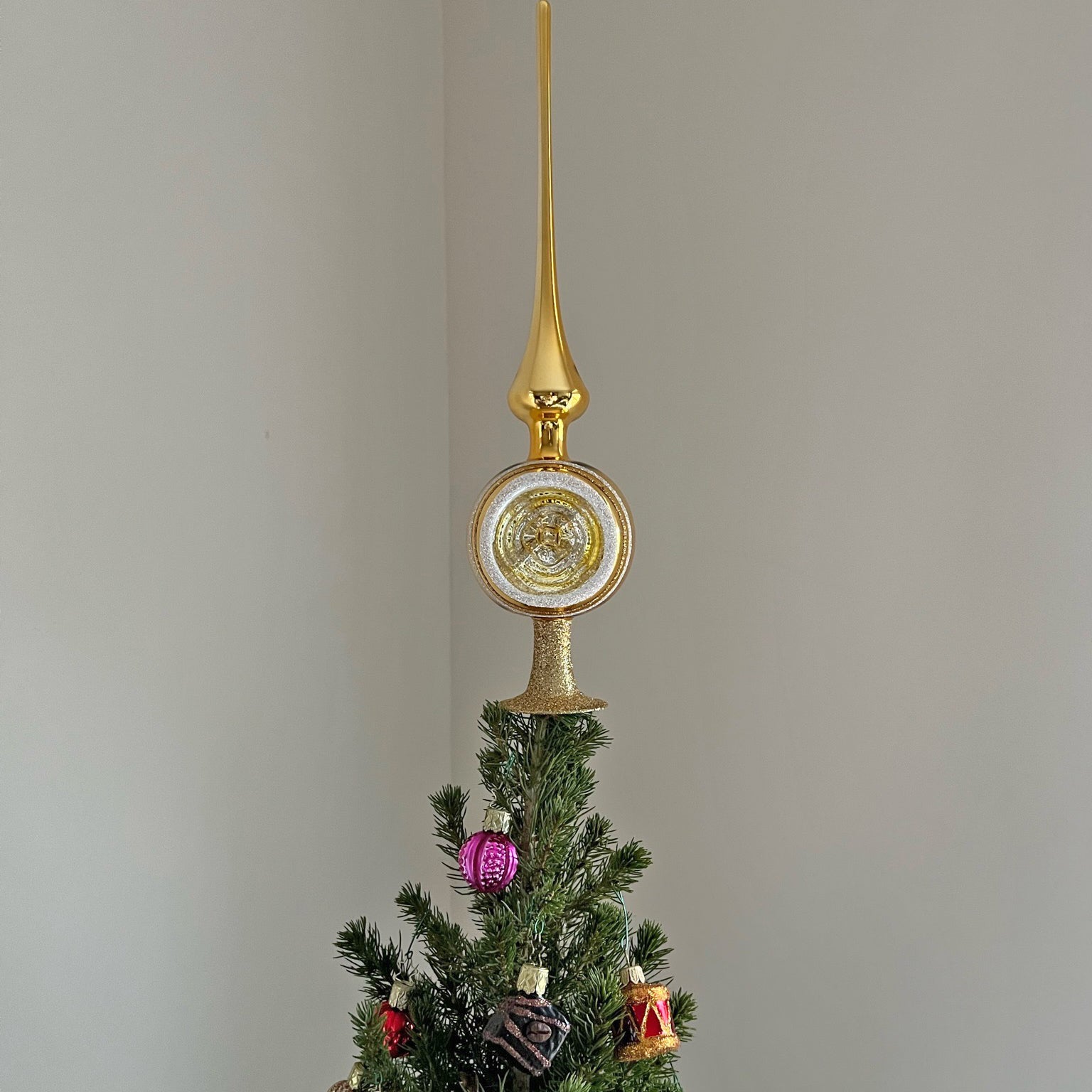 Gold Reflection Tree Topper