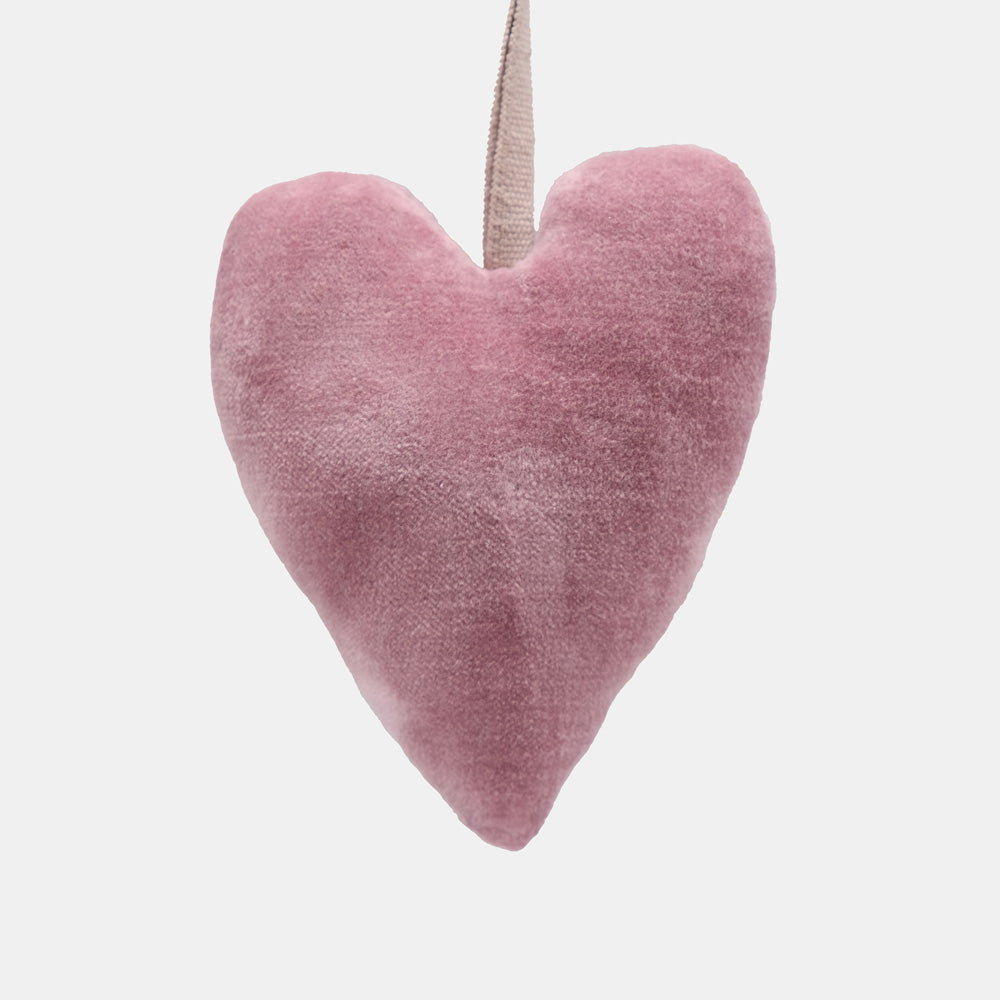 Velvet Confetti Heart Hanging Decor