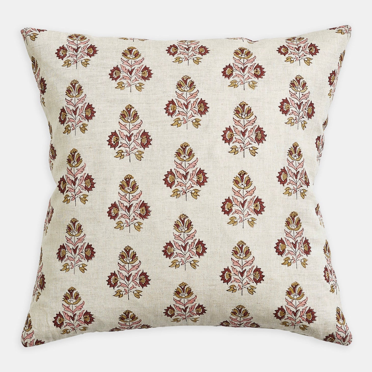 Ankara Rose Pillow, square