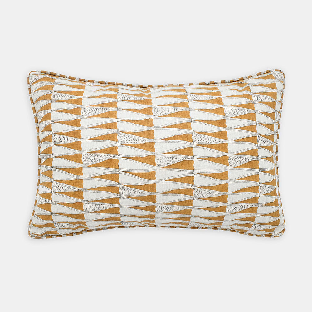 Tangier Saffron Lumbar Pillow