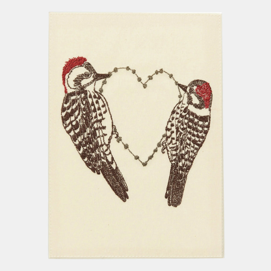 Woodpecker Love Card
