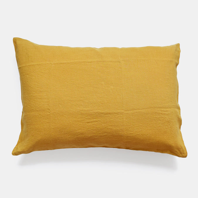 Linen Standard Pillowcase in Honey