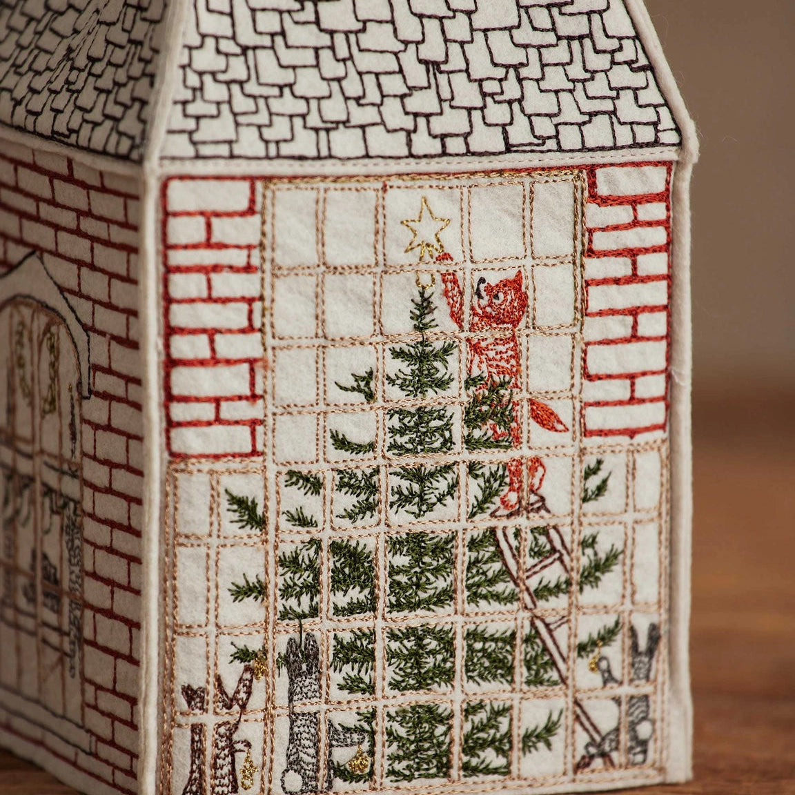 Home for the Holidays Tissue Box Cover
