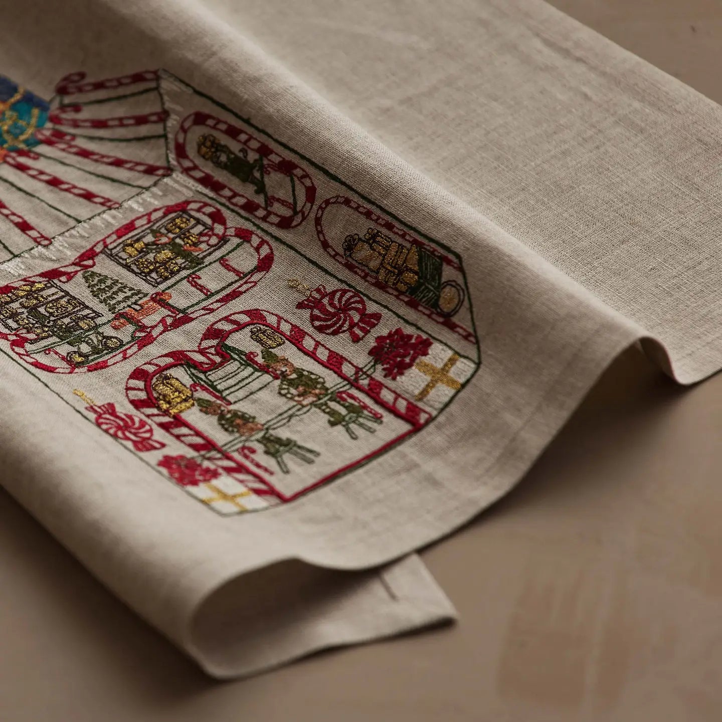 Toy Workshop Tea Towel