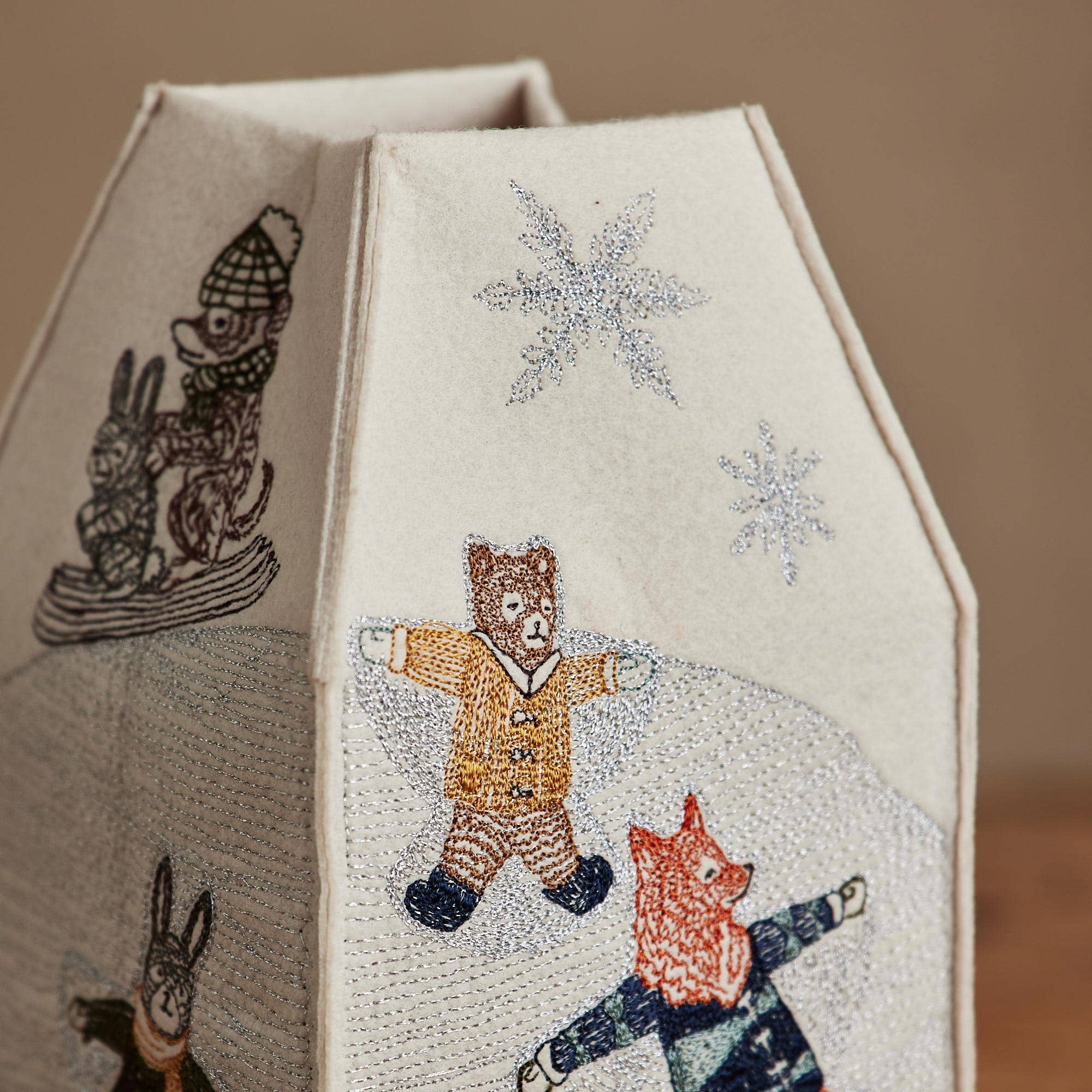 Snow Day Tissue Box Cover