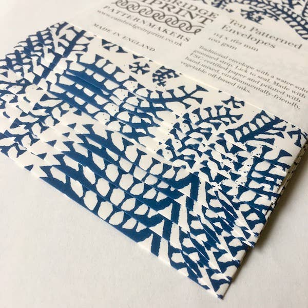 Envelopes in Prussian Blue: Pack of 10