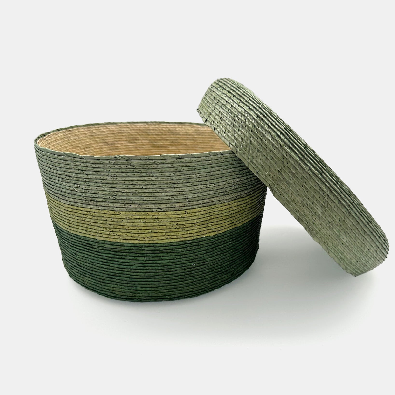 Storage Basket in Green Combo