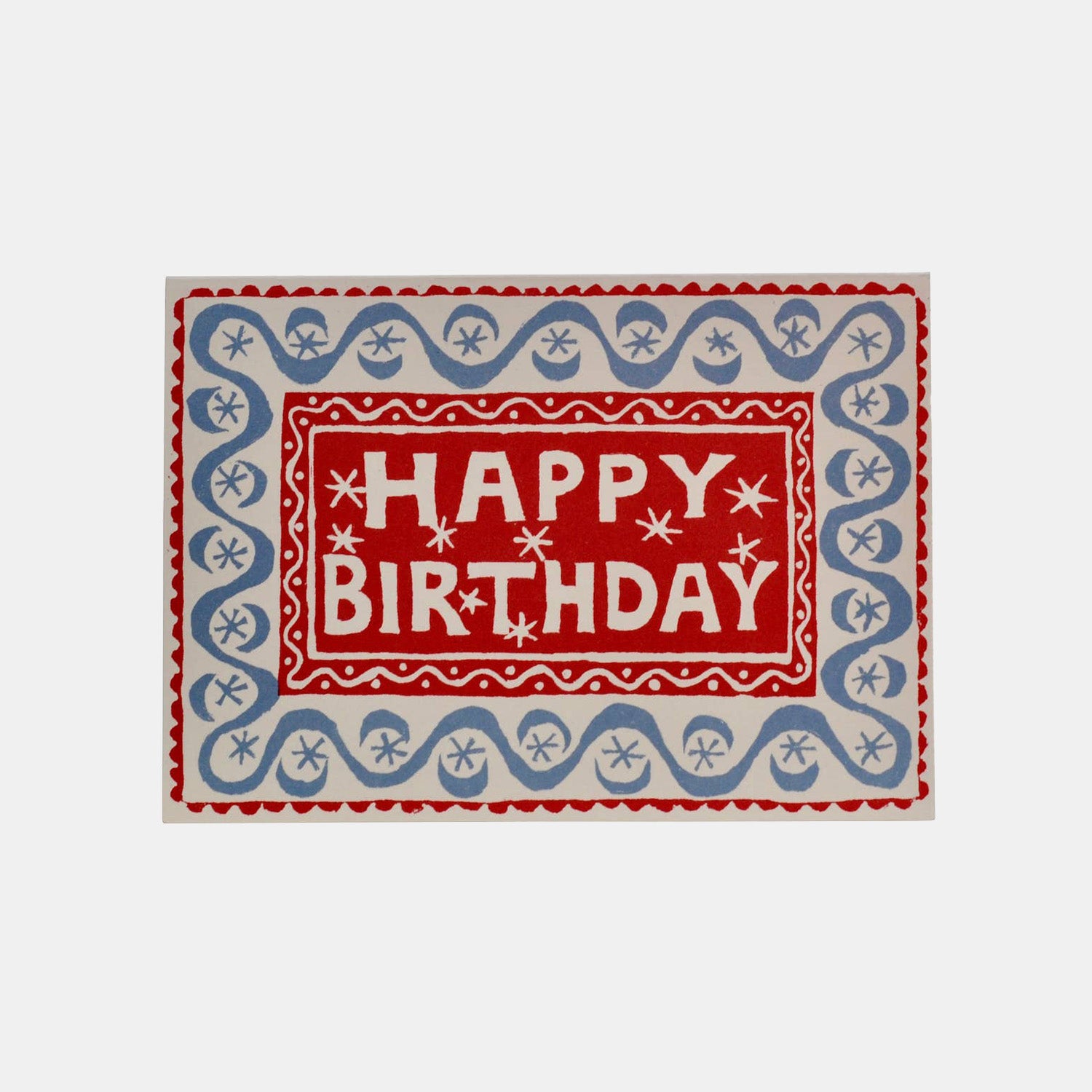 Happy Birthday with Waves Card