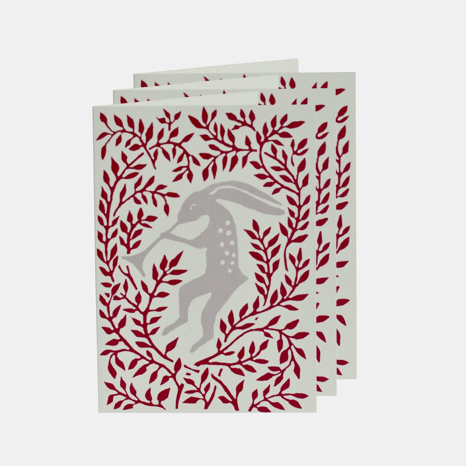 Dancing Hare Cards: Pack of 10