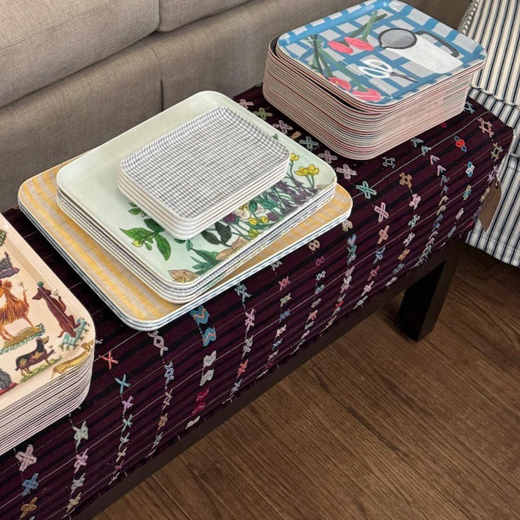 Slim Bench in Vintage Textile (store images shown)