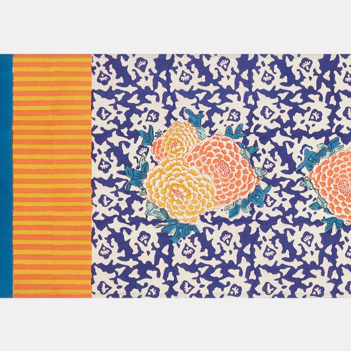 Corolla Blue Table Runner