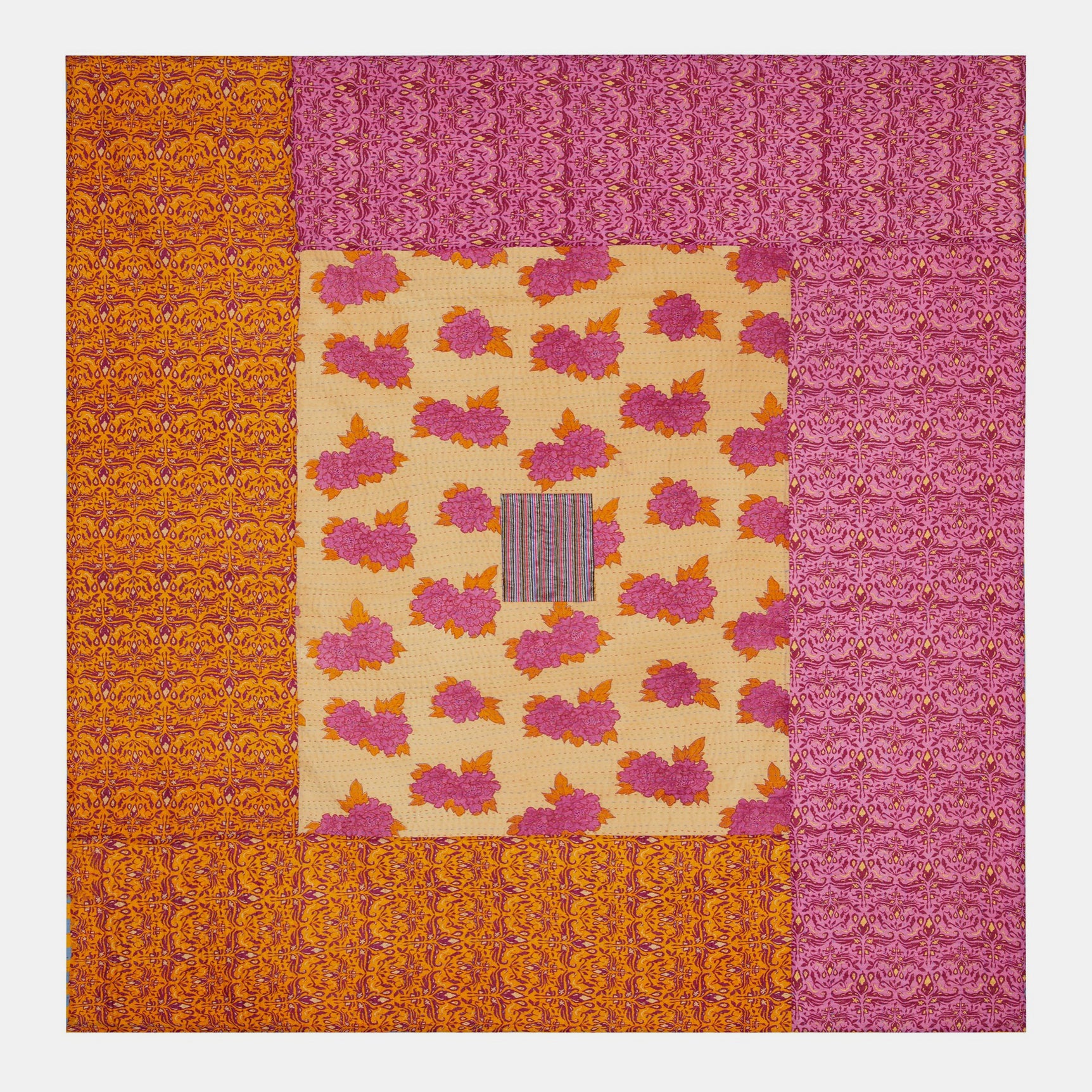 Beji Abhanery Peony Gudri Bedcover