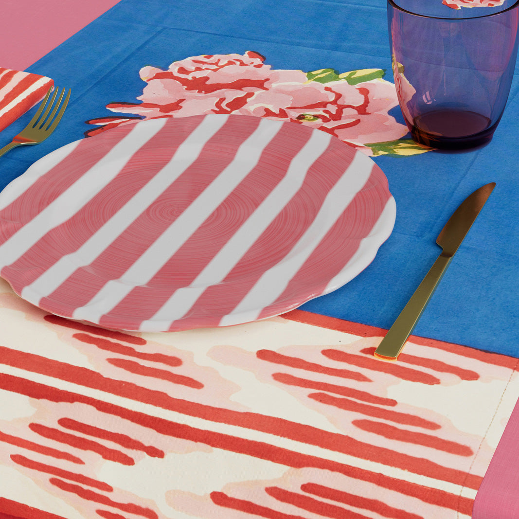 Nina Rose Blue Table Runner