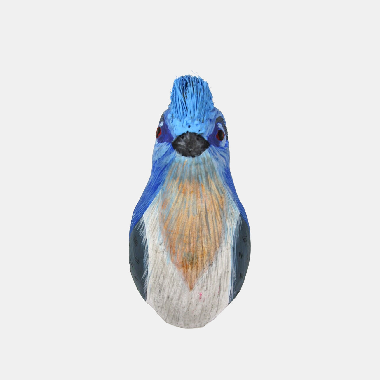 Blue Crested Bird Wall Mount