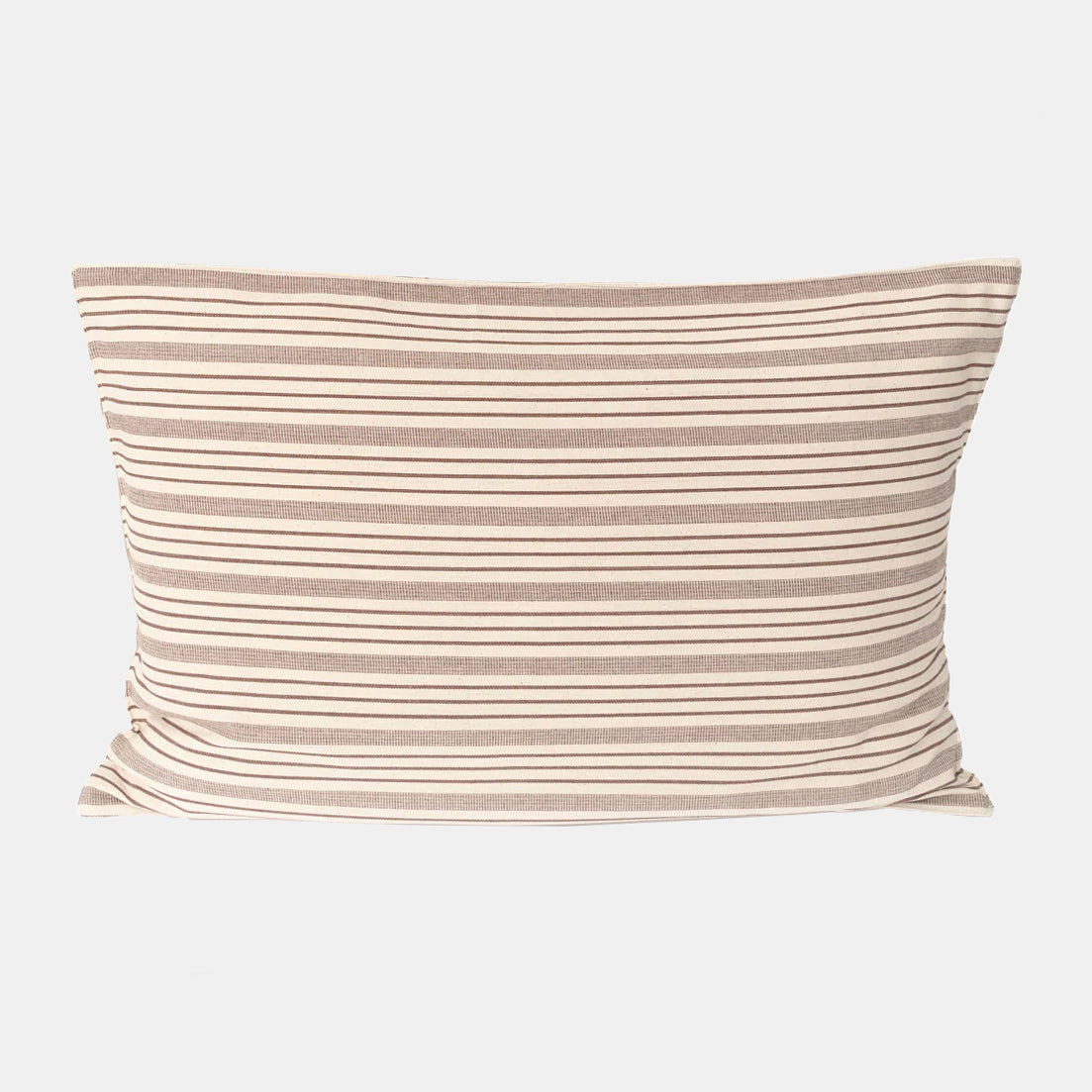 Brown Stripe Pillow, lumbar