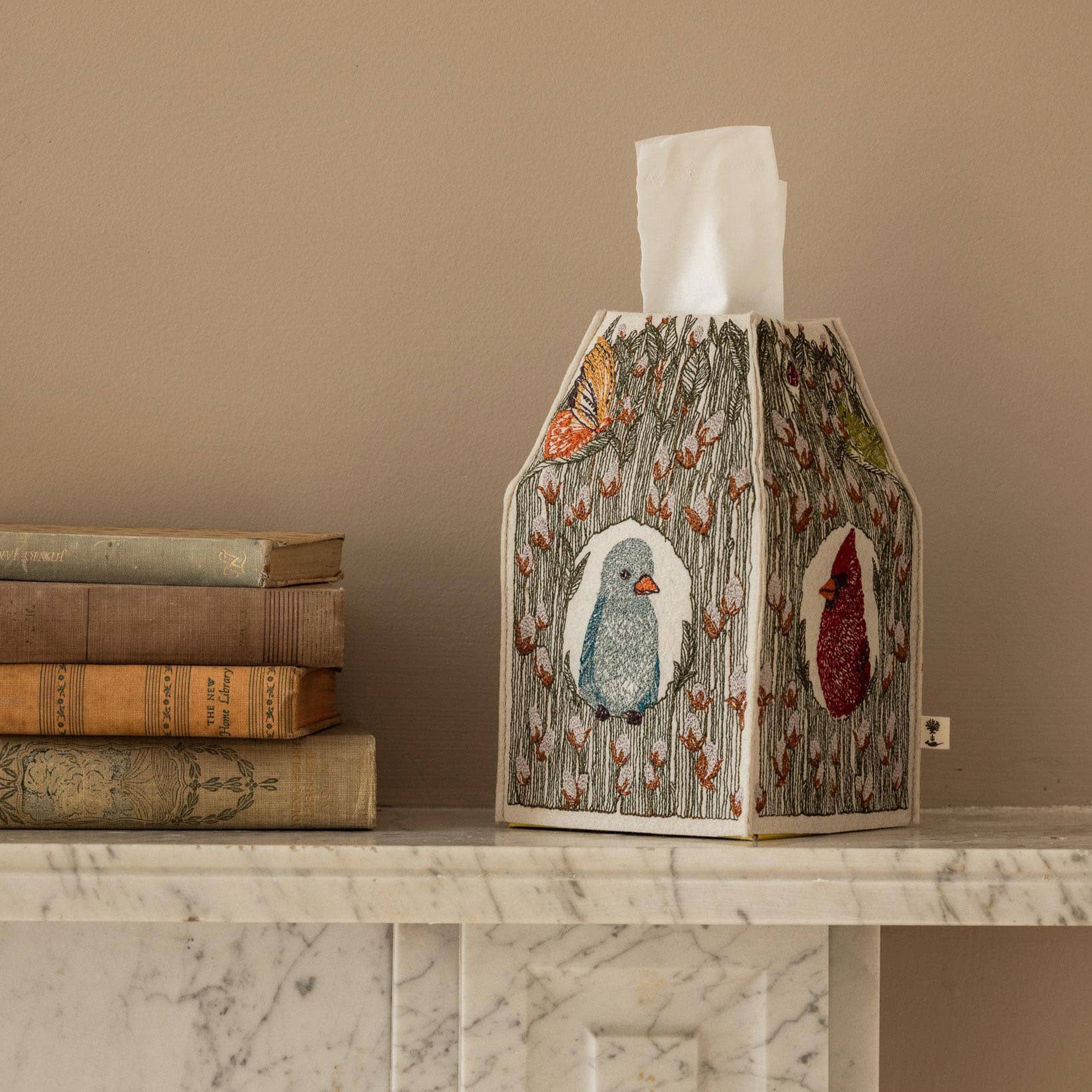 Birdhouse Tissue Box Cover