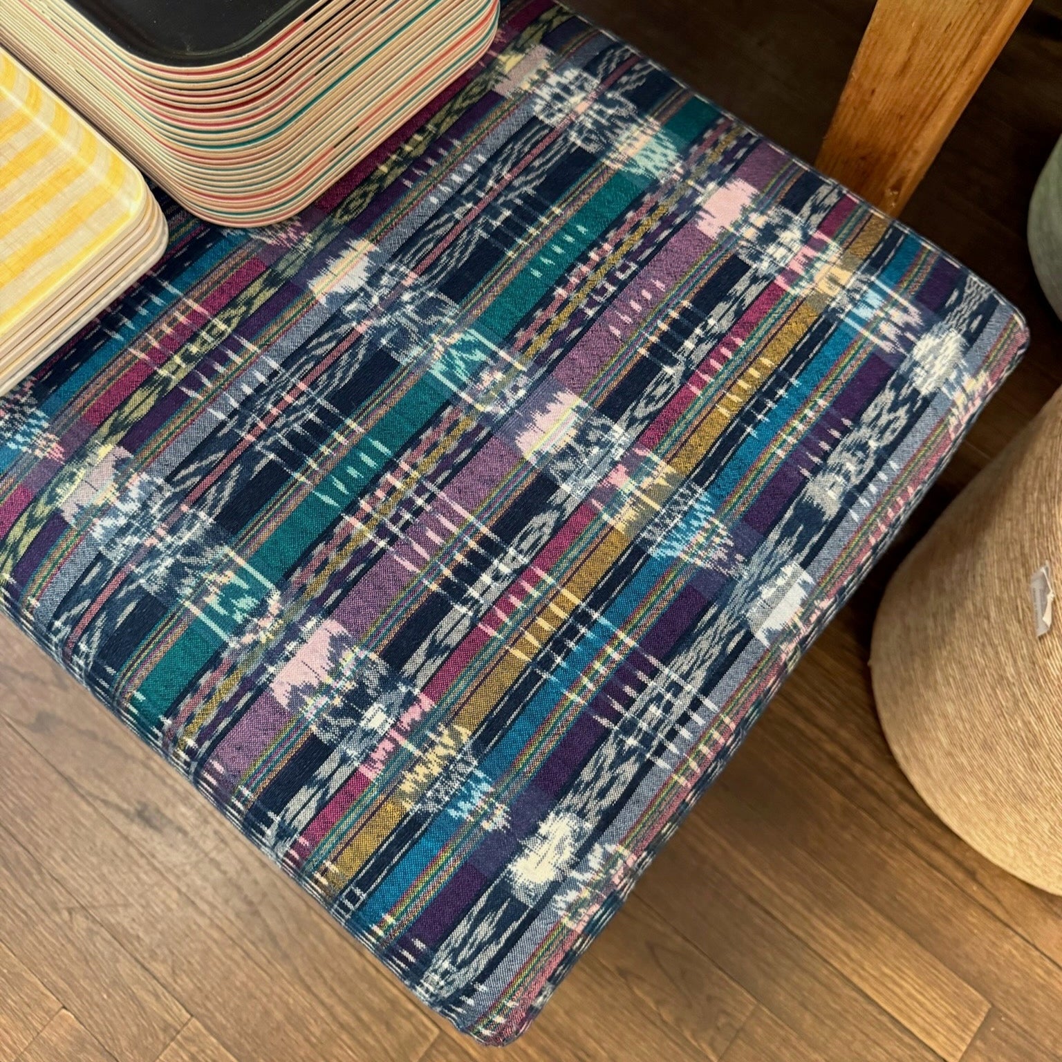 Carmel Bench in Vintage Textile