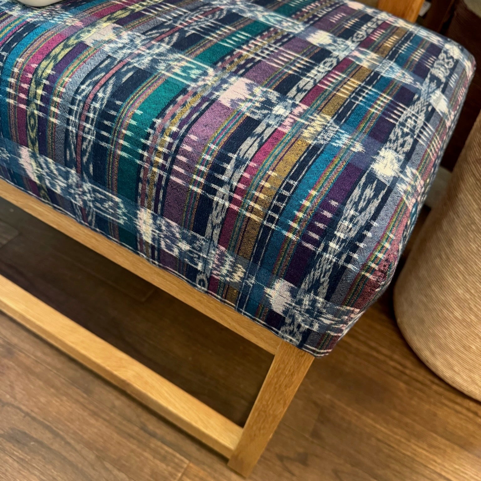 Carmel Bench in Vintage Textile