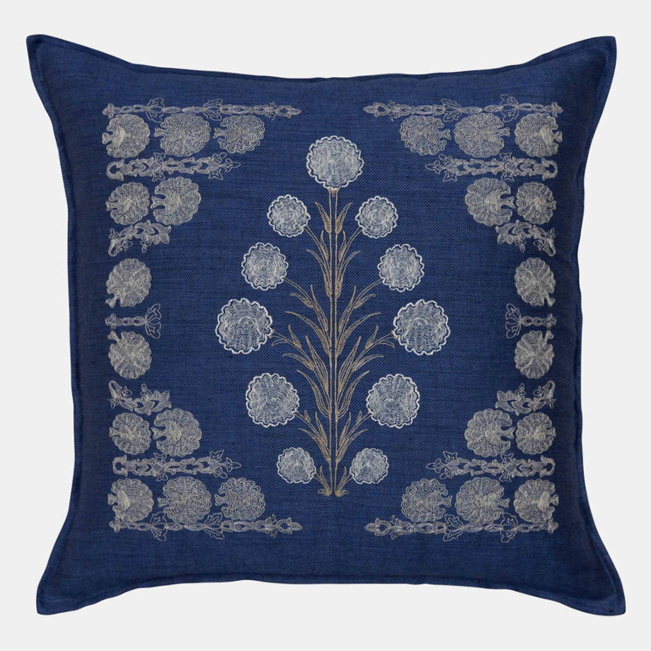 Carnation Indigo Pillow square