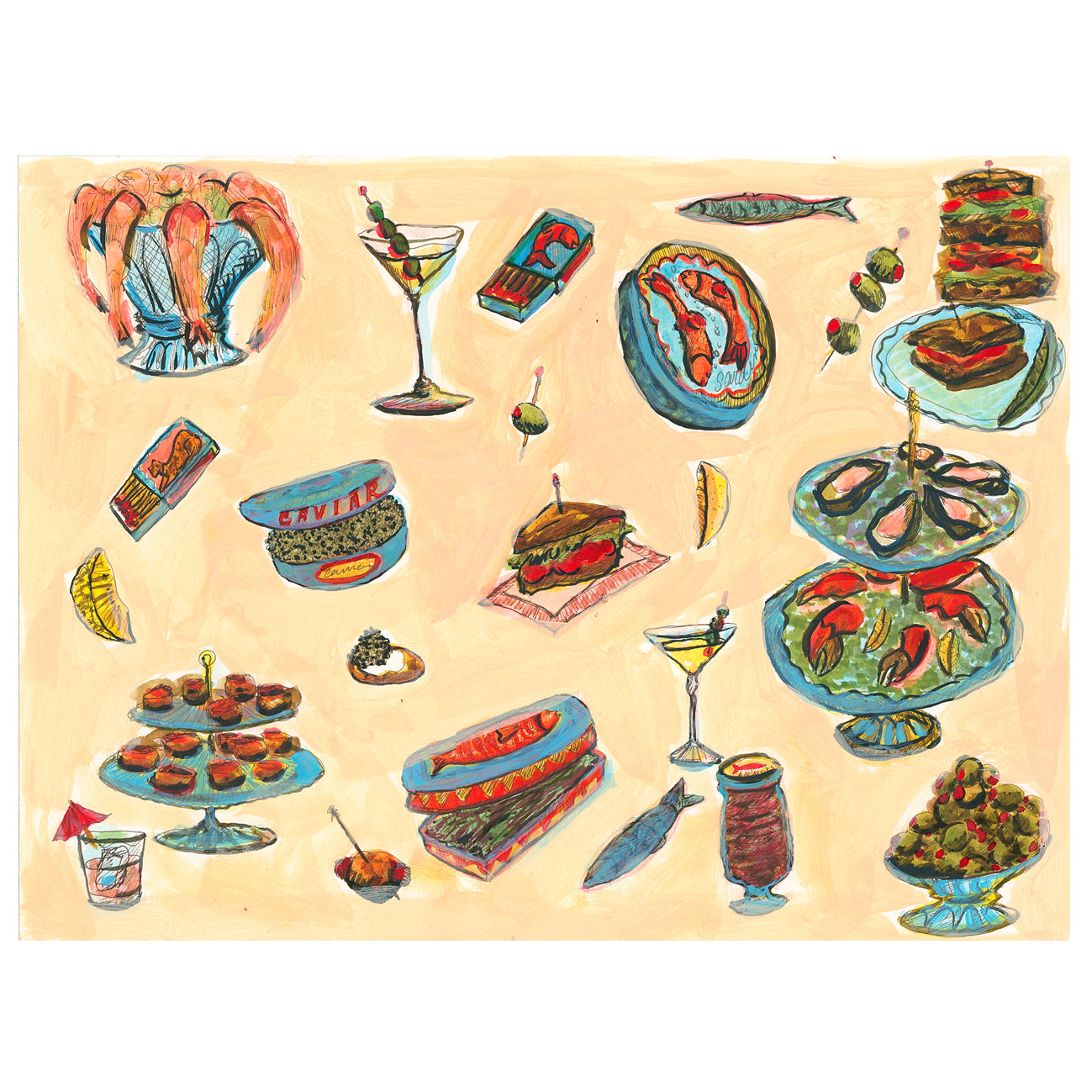 Caviar and Sardines Print