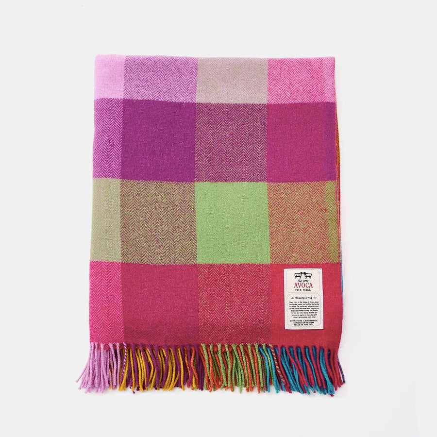 Circus Lambswool Throw by Avoca Collyer s Mansion