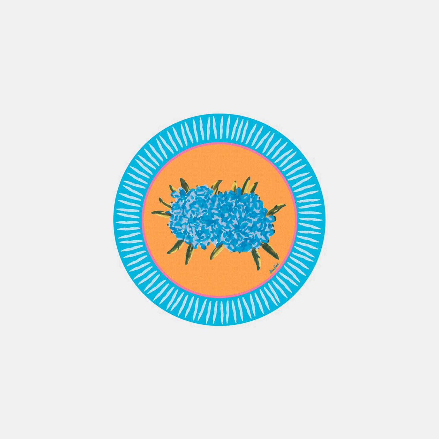 Oleander Orange Coaster