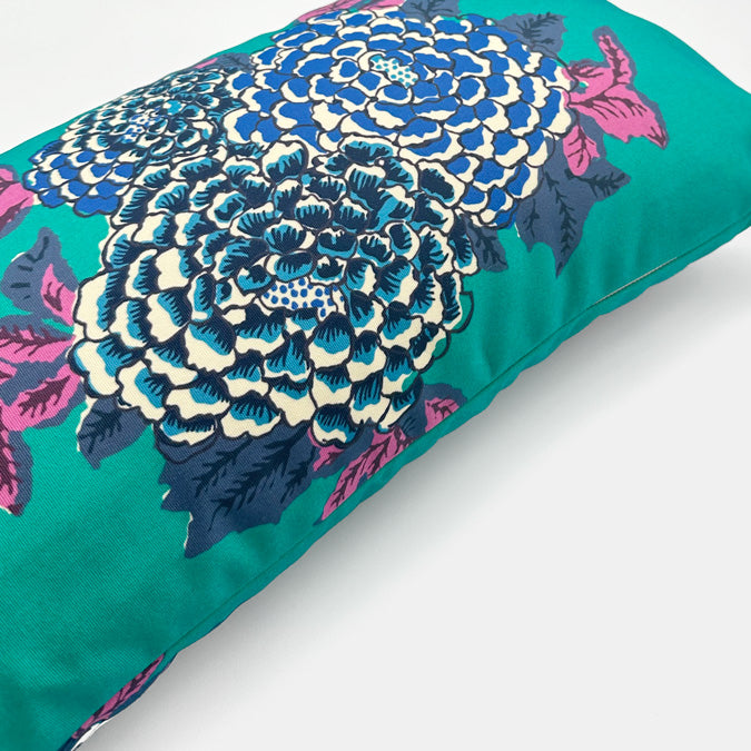 Corolla Jade Outdoor Lumbar Pillow