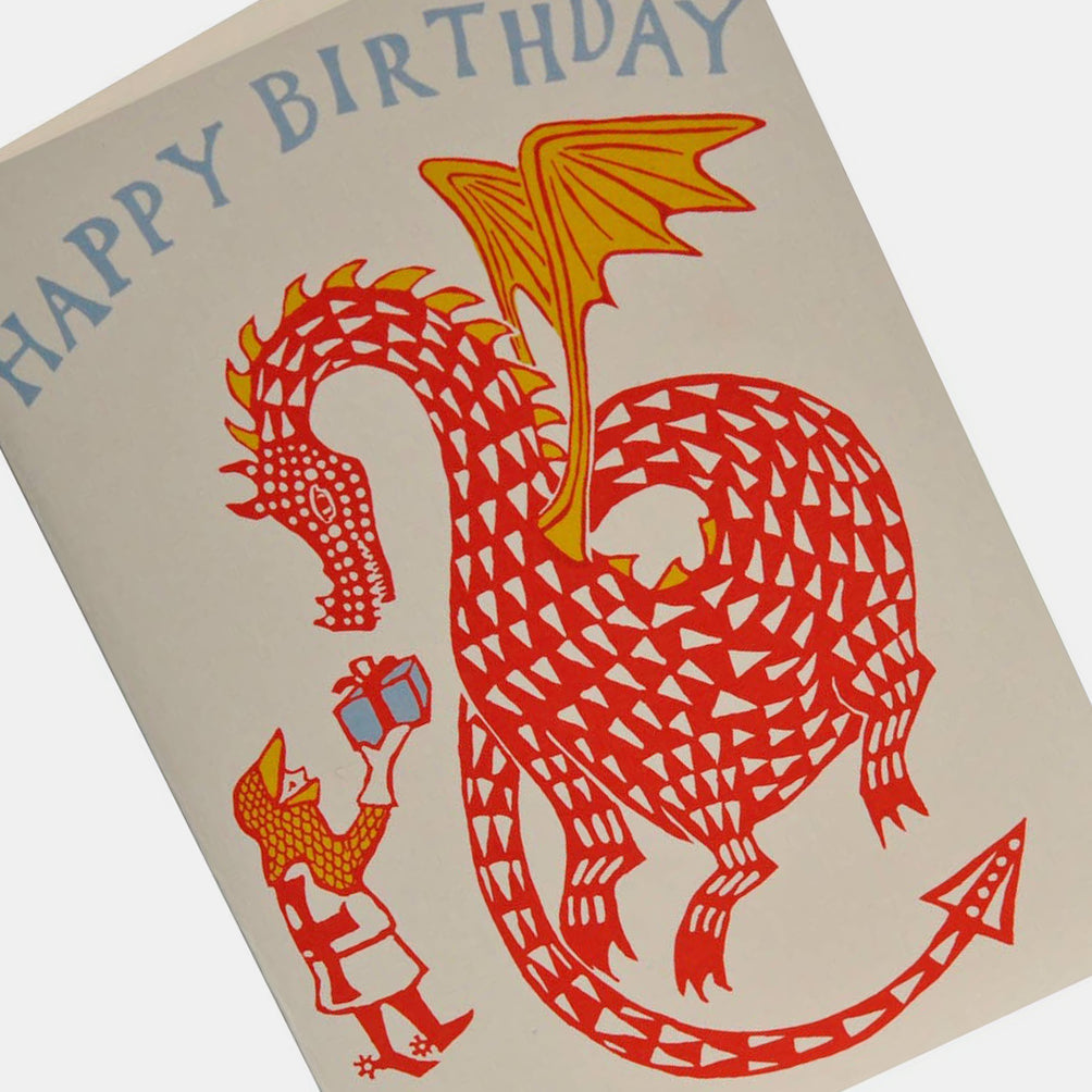 Large Card: Happy Birthday with Dragon