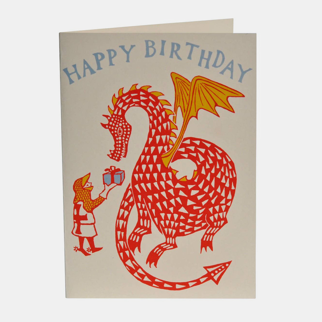 Large Card: Happy Birthday with Dragon