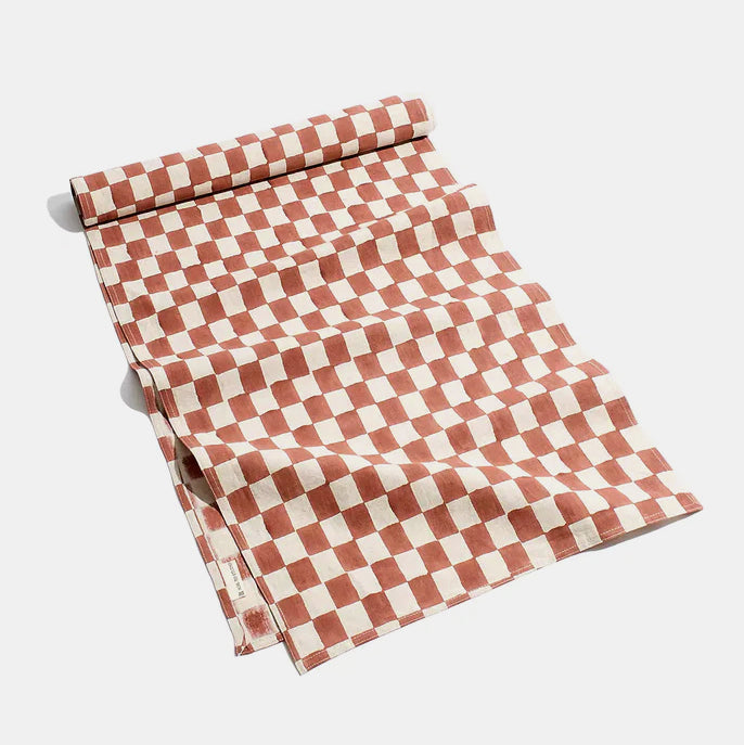 Divya Table Runner in Dusty Rose