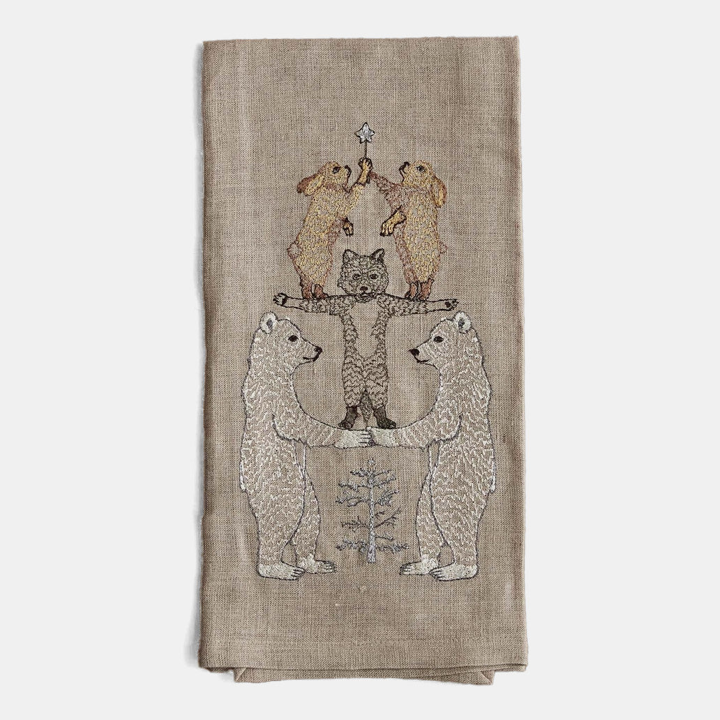 Arctic Tree Tea Towel