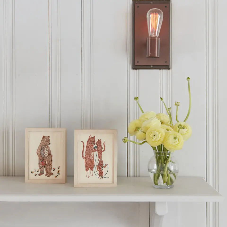 Mama Bear and Cub Card