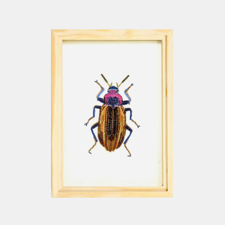 Eucyrtus Glorious Beetle Beaded Art