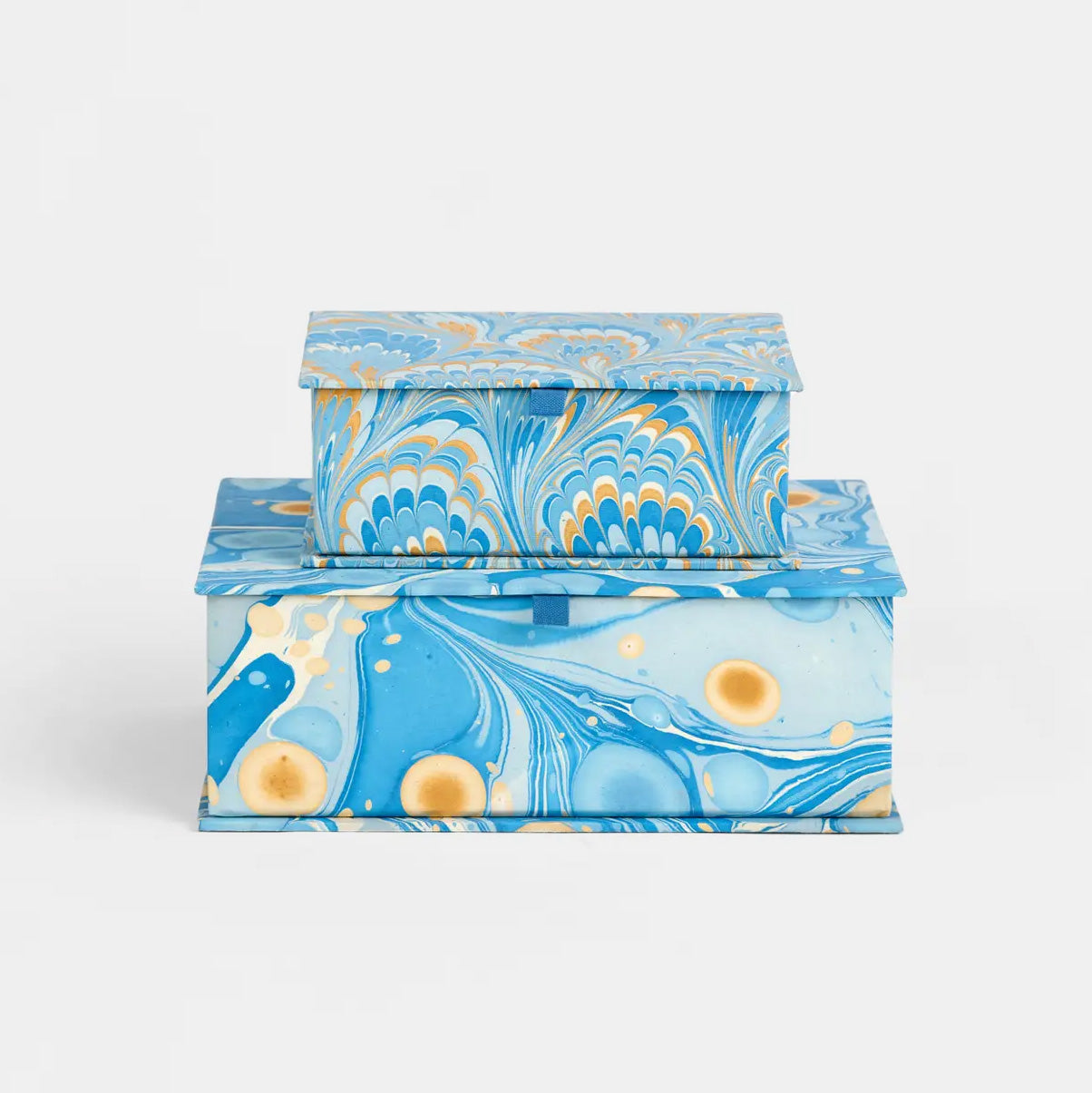 Keepsake Box in Blue Marble