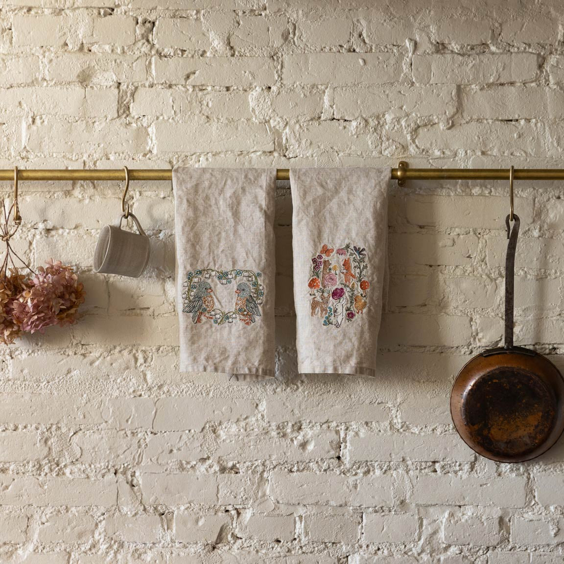 Secret Garden Tea Towel